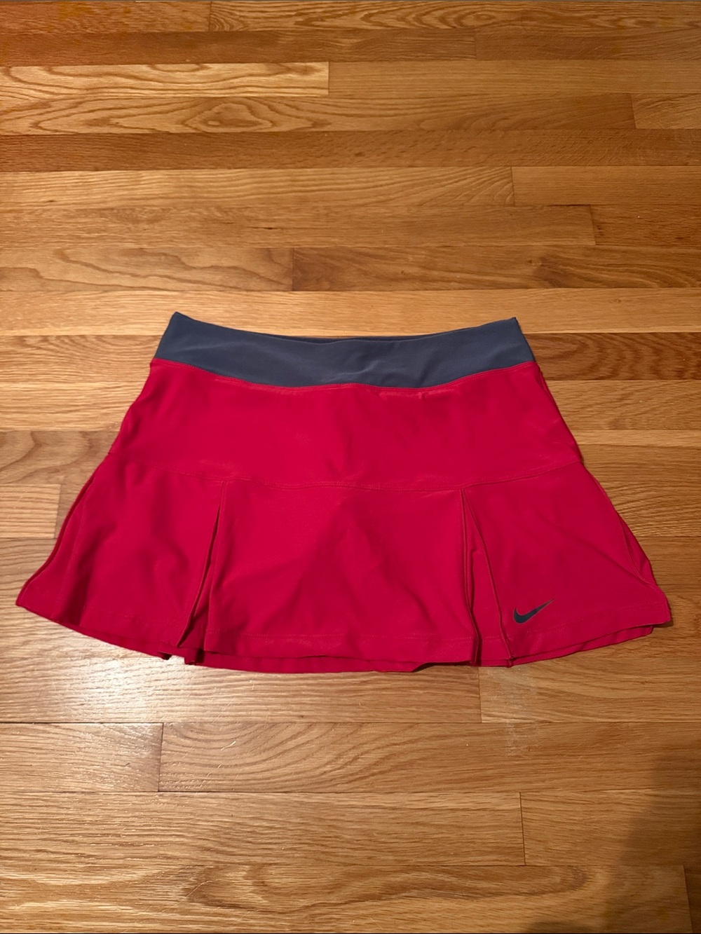 Nike Women's Red Skort with Gray Waistband